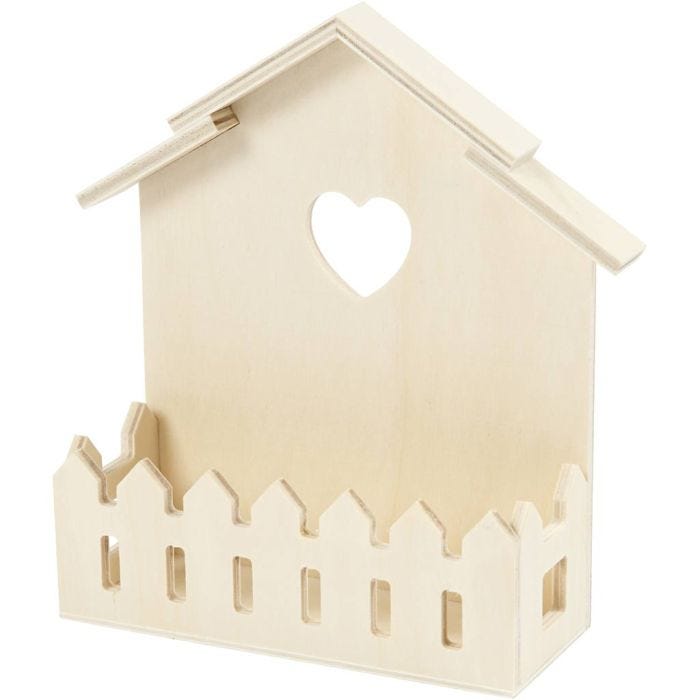 Hylle med gjerde, H: 16,5 cm, D: 5,5 cm, B: 13 cm, 12 stk./ 1 pk.