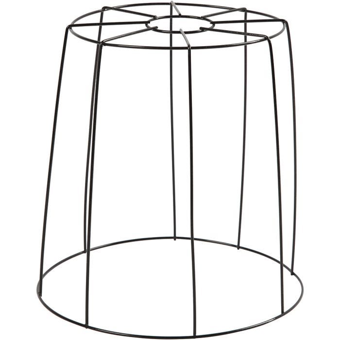 Lampeskjerm, 20 cm, 15,5-20 cm, svart, 1 stk.