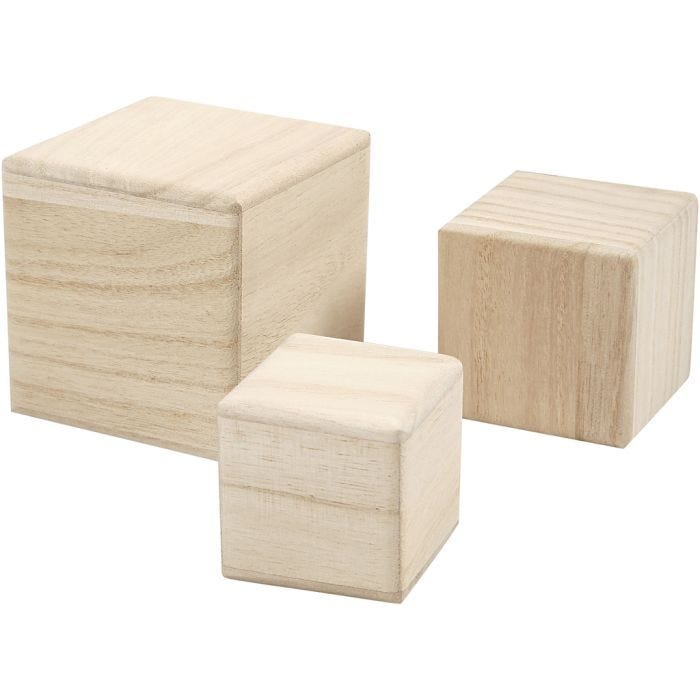 Klosser, str. 5+6+8 cm, 3 stk./ 1 pk.