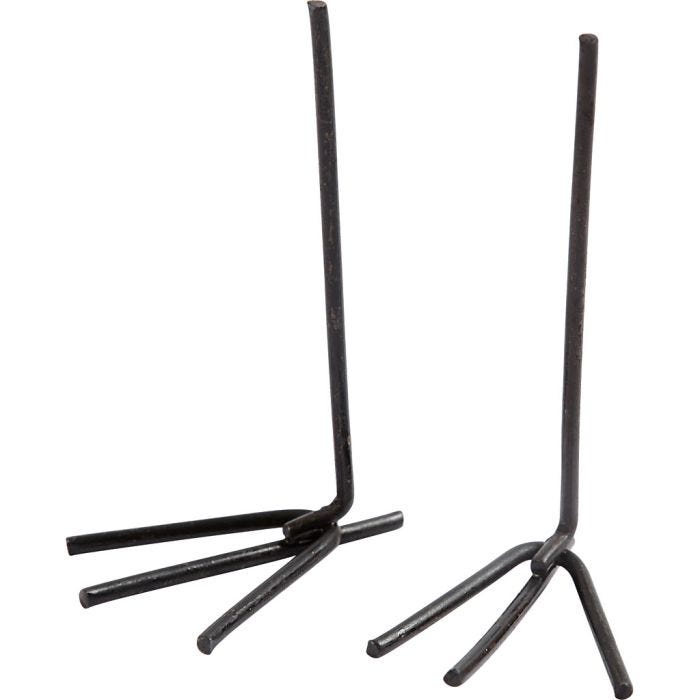 Fugleføtter og Kyllingføtter, H: 5 cm, B: 2 cm, svart, 10 par/ 1 pk.