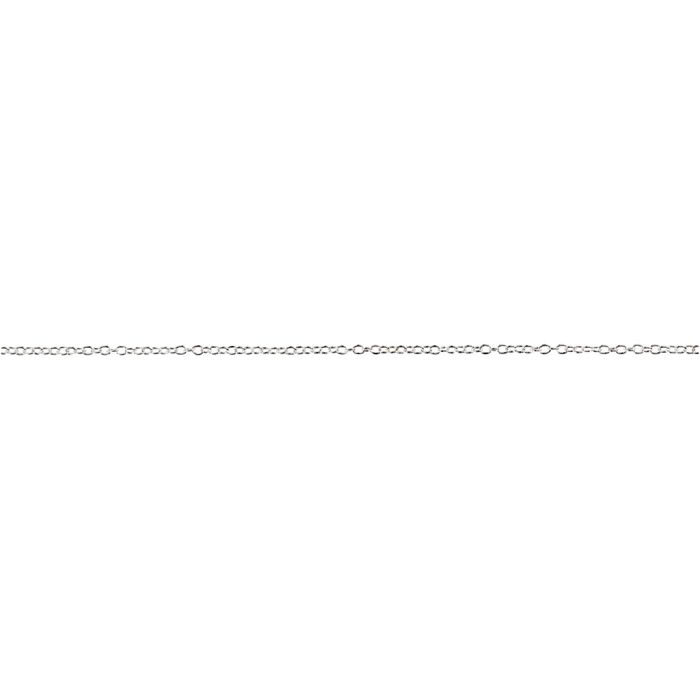 Kjede, B: 2 mm, forsølvet, 20 m/ 1 stk.