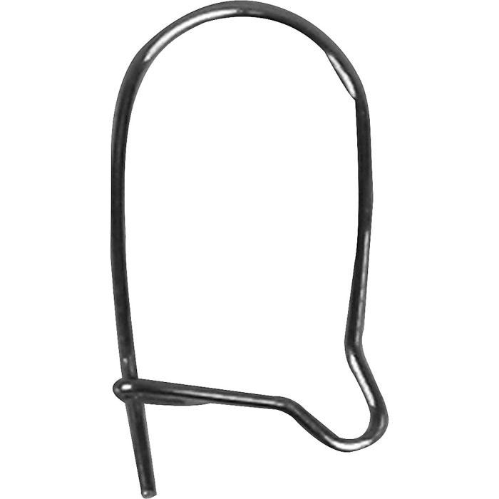 Ørebøyle, L: 15 mm, forsølvet, 10 stk./ 1 pk.