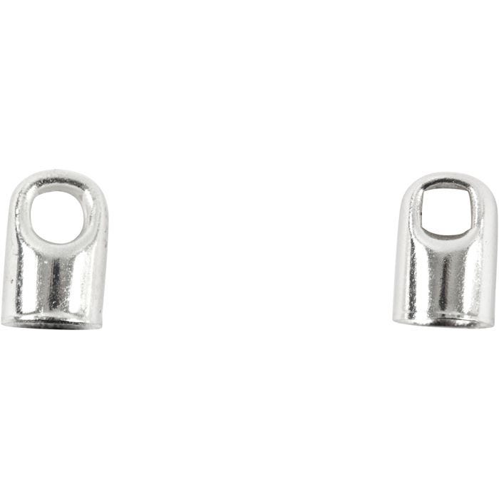 Enderør, 7 mm, 4,5 mm, forsølvet, 50stk./ 1 pk.