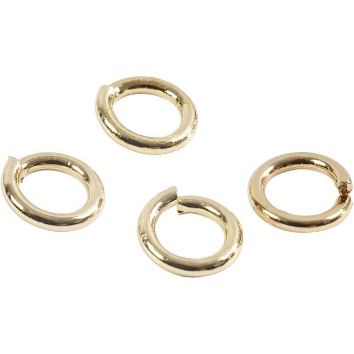 O-ring, tykkelse 0,7 mm, forgylt, 500 stk./ 1 pk.