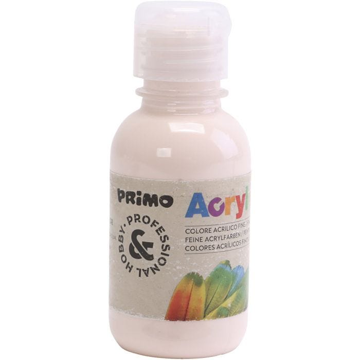 PRIMO luksus acrylmaling, lys rosa, 125 ml/ 1 fl.