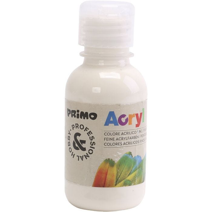 PRIMO luksus acrylmaling, beige, 125 ml/ 1 fl.