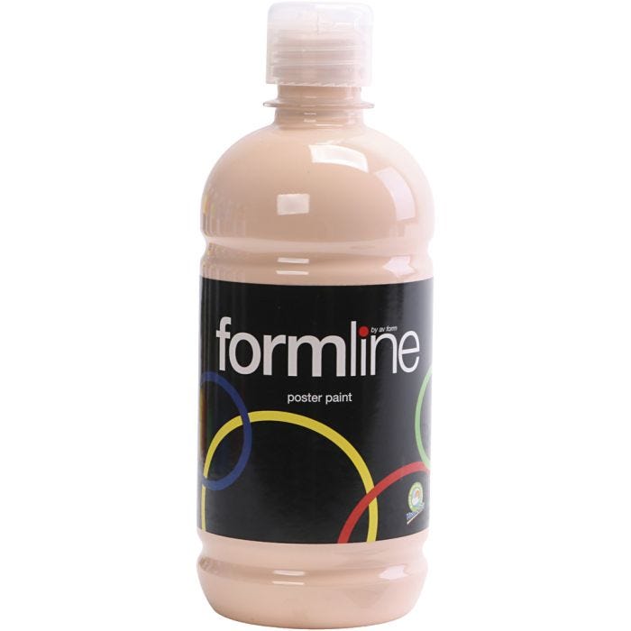 Temperamaling Matt, beige, 500 ml/ 1 fl.