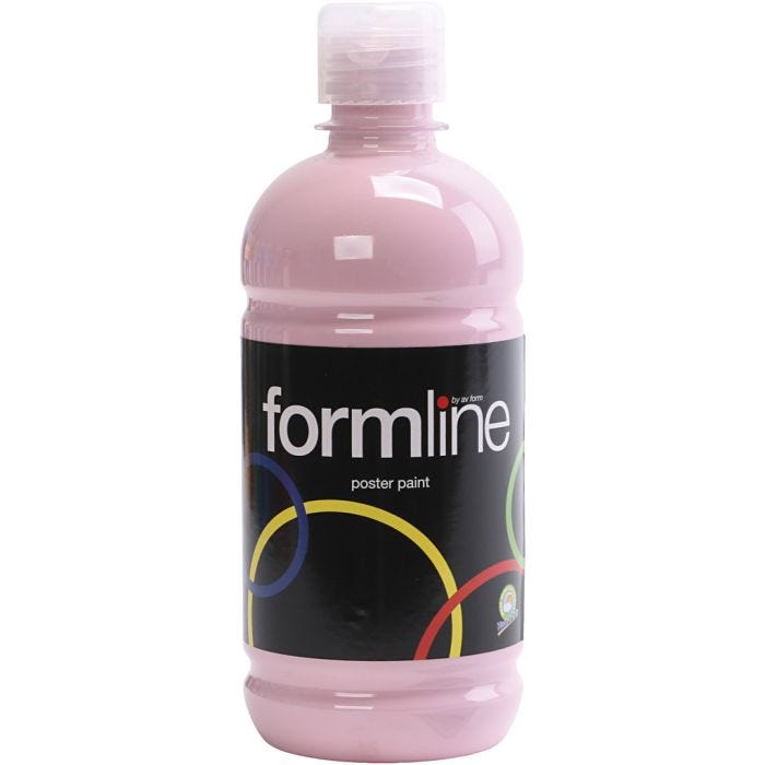 Temperamaling Matt, rosa, 500 ml/ 1 fl.