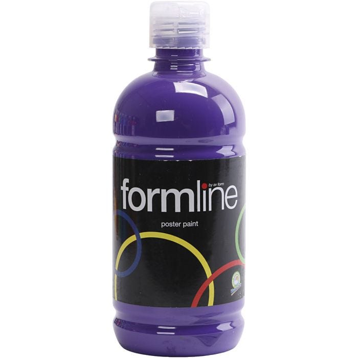 Temperamaling Matt, violet, 500 ml/ 1 fl.