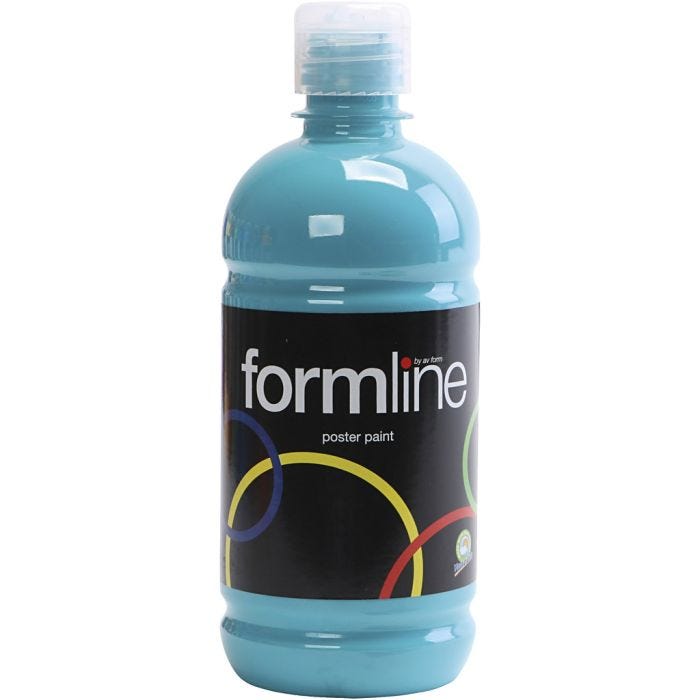 Temperamaling Matt, turkis, 500 ml/ 1 fl.