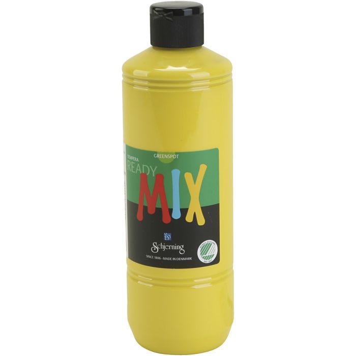 Greenspot Ready Mix, matt, primær gul, 500 ml/ 1 fl.
