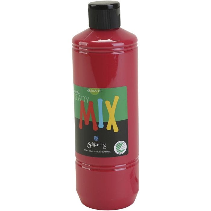 Greenspot Ready Mix, matt, primær rød, 500 ml/ 1 fl.