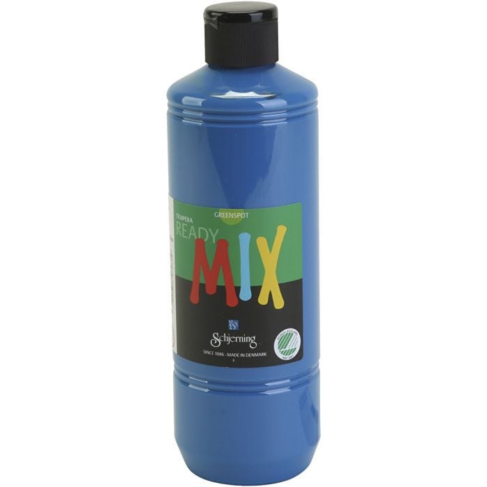 Greenspot Ready Mix, matt, primær blå, 500 ml/ 1 fl.