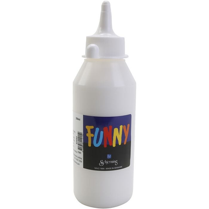 Funny vinduesmaling, lys natur, 250 ml/ 1 fl.