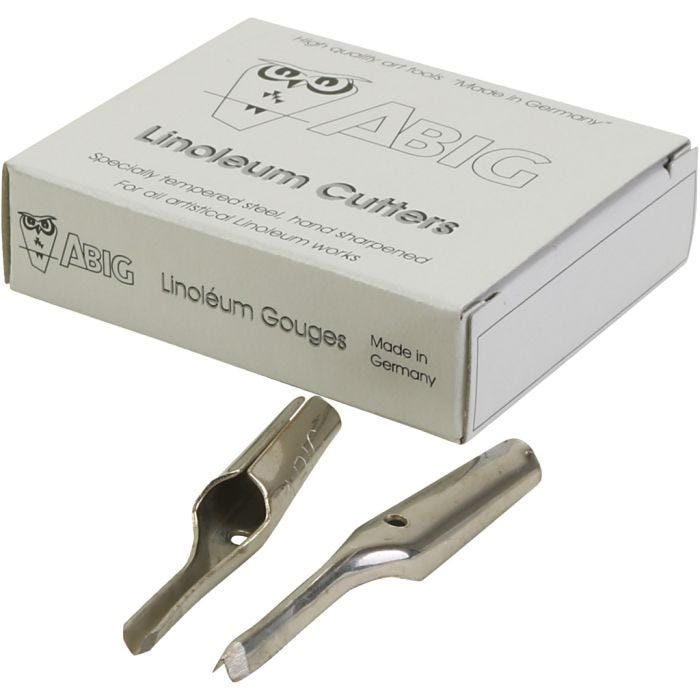 Lino kuttekniver, 1v, 10 stk./ 1 pk.