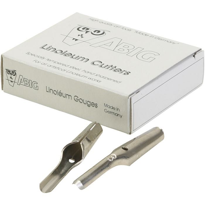 Linoleumskniv, 3u, 10 stk./ 1 pk.