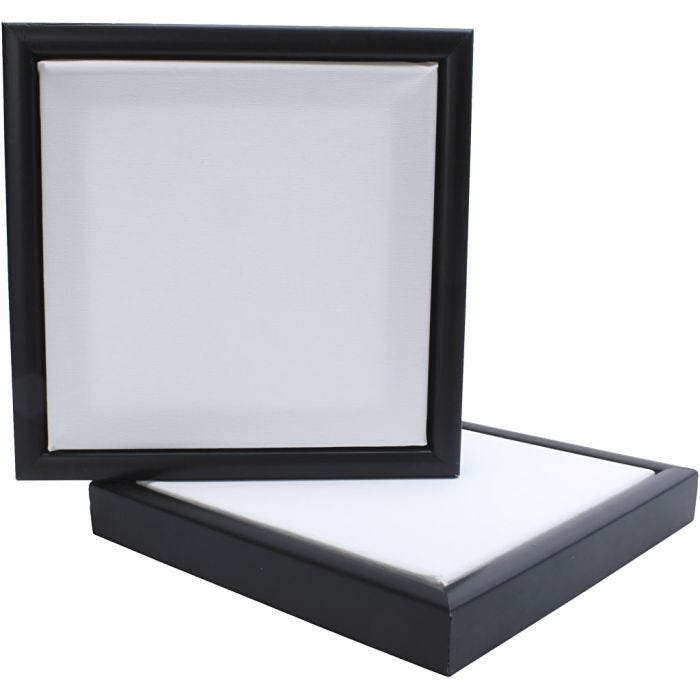 Lerret met ramme, str. 20x20 cm, 280 g, 10 stk./ 1 pk.