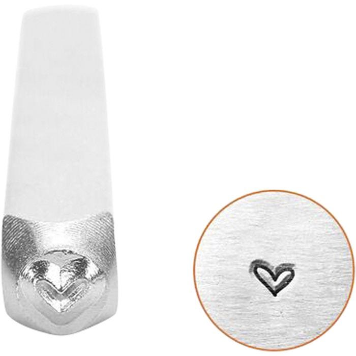 Pregestempel, Hjerte, 65 mm, 3 mm, 1 stk.