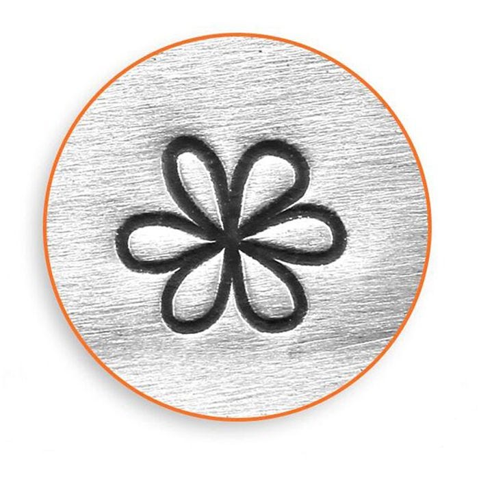 Pregestempel, Blomst, L: 65 mm, str. 6 mm, 1 stk.