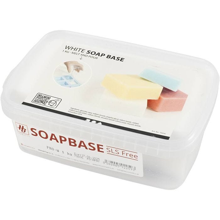 Såpemasse, hvit, 1 kg