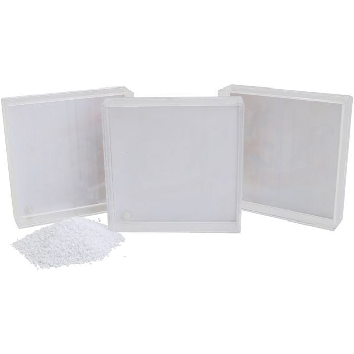 Firkantet shaker-ramme, str. 11x11 cm, tykkelse 2,2 cm, 10 stk./ 1 pk.