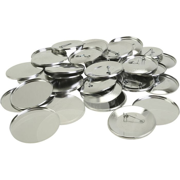 Buttons, dia. 5,5 cm, 100 stk./ 1 pk.