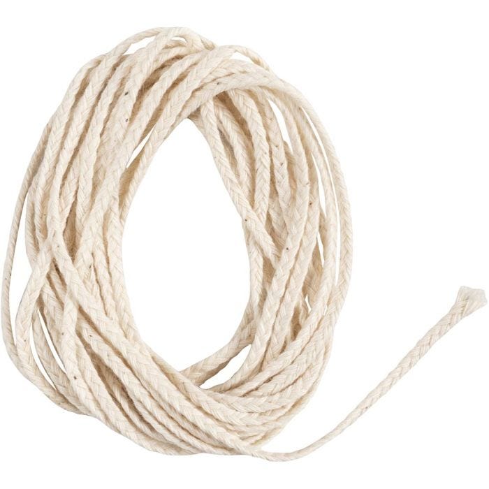 Veke, Passer til dyppede lys (dia. 15-22 mm) og formstøpte lys (dia. 40-60 mm), 100 g, 3 m/ 1 pk.