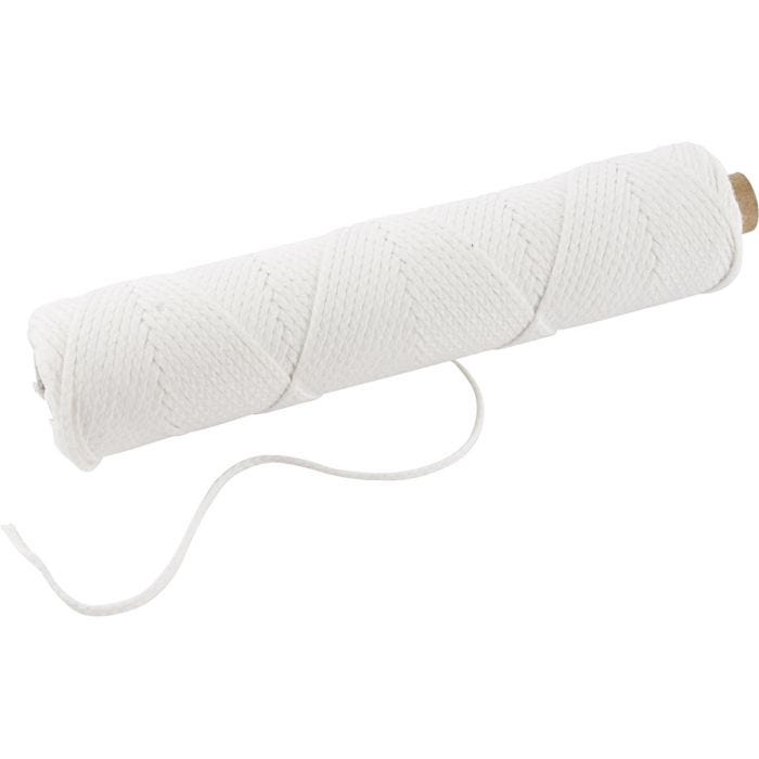 Veke, Passer til dyppede lys (dia. 22-30 mm) og formstøpte lys (dia. 60-80 mm) , 100 g, 50 m/ 1 rl.