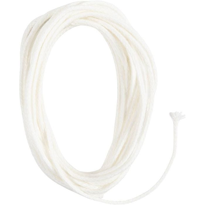 Veke til bivoksplater, Til bruk med lys laget av bivoksplater, nr. 3, tykkelse 2-3 mm, 100 g, 3 m/ 1 pk.
