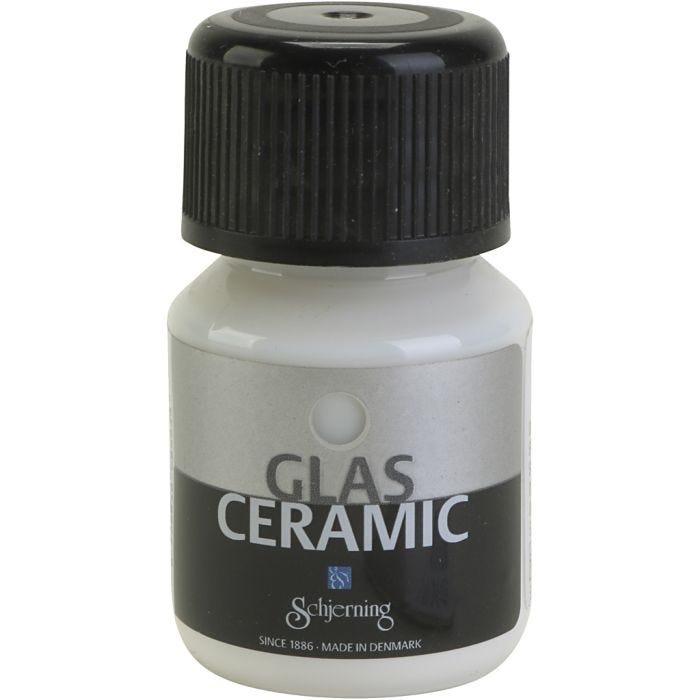 Keramikk- og porselensmaling, lys natur, 35 ml/ 1 fl.
