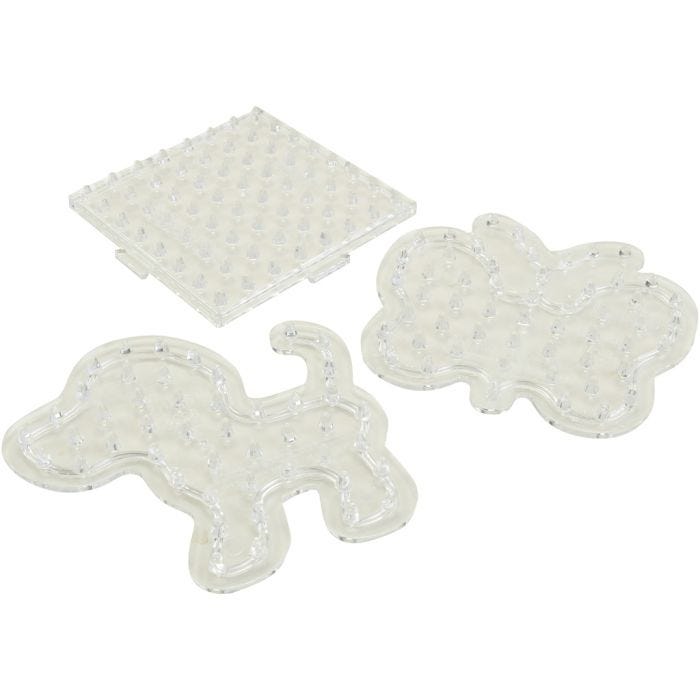 Perleplater til maxi-rørperler, str. 9 cm, JUMBO, 9 stk./ 1 pk.