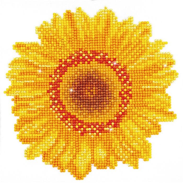Diamant Dotz, Solsikke, 20x20 cm, 1 pk.