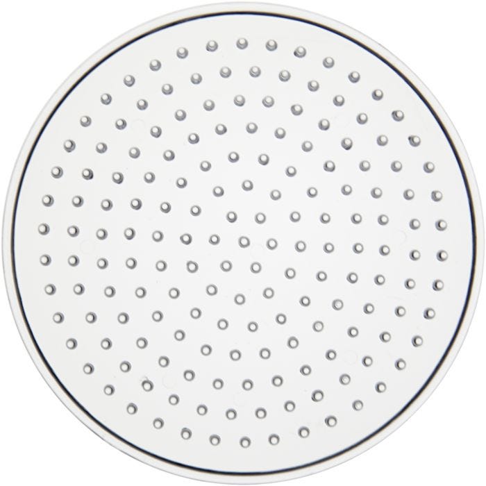Perleplate, liten rund, 8,5 cm, medium, klar, 1 stk.