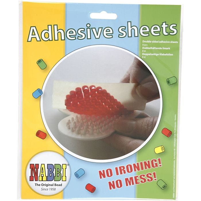 Selvklebende ark, 15x15 cm, klar, transparent, 8ark/ 1 pk.