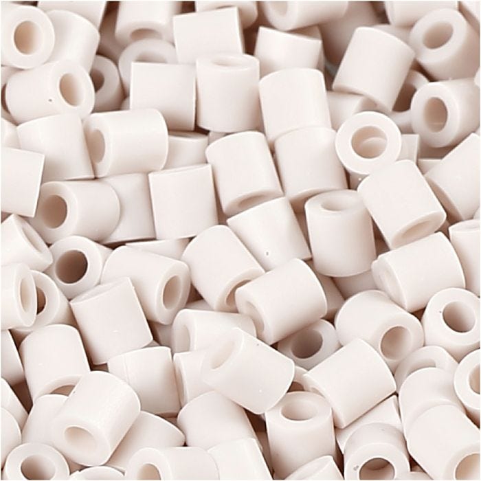 PhotoPearls, str. 5x5 mm, hullstr. 2,5 mm, medium, lys grå (10), 1100 stk./ 1 pk.