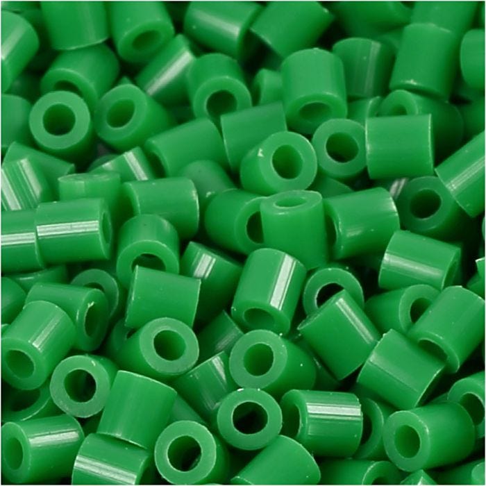 PhotoPearls, str. 5x5 mm, hullstr. 2,5 mm, medium, grønn (16), 1100 stk./ 1 pk.
