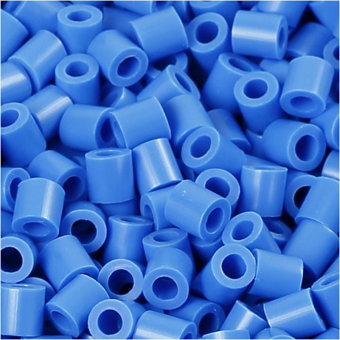 PhotoPearls, str. 5x5 mm, hullstr. 2,5 mm, medium, blå (17), 1100 stk./ 1 pk.