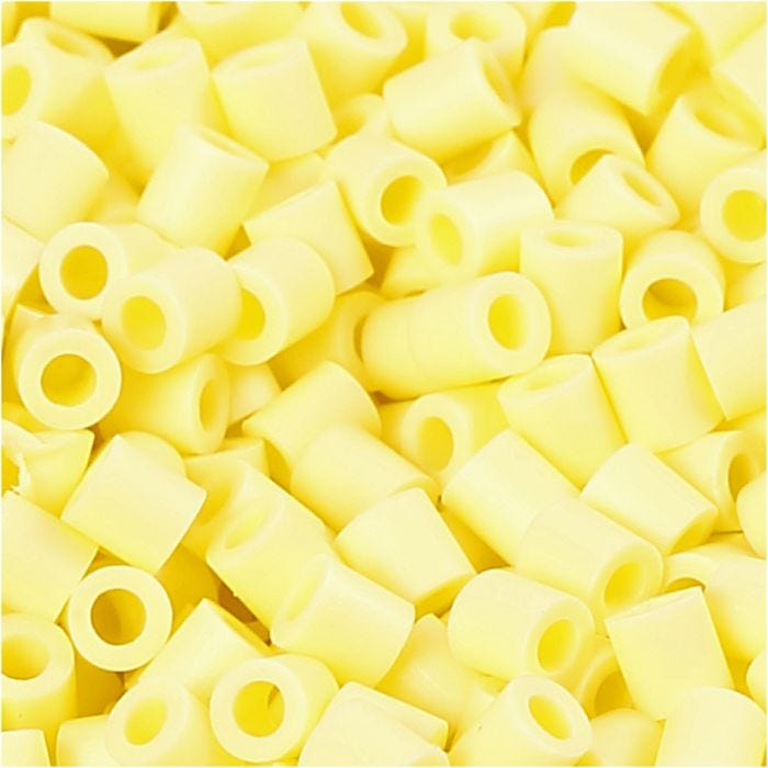 PhotoPearls, str. 5x5 mm, hullstr. 2,5 mm, medium, lys gul (21), 1100 stk./ 1 pk.