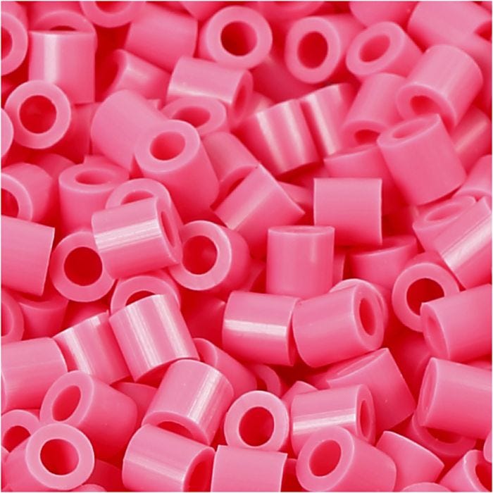PhotoPearls, str. 5x5 mm, hullstr. 2,5 mm, medium, gml. rosa (25), 1100 stk./ 1 pk.