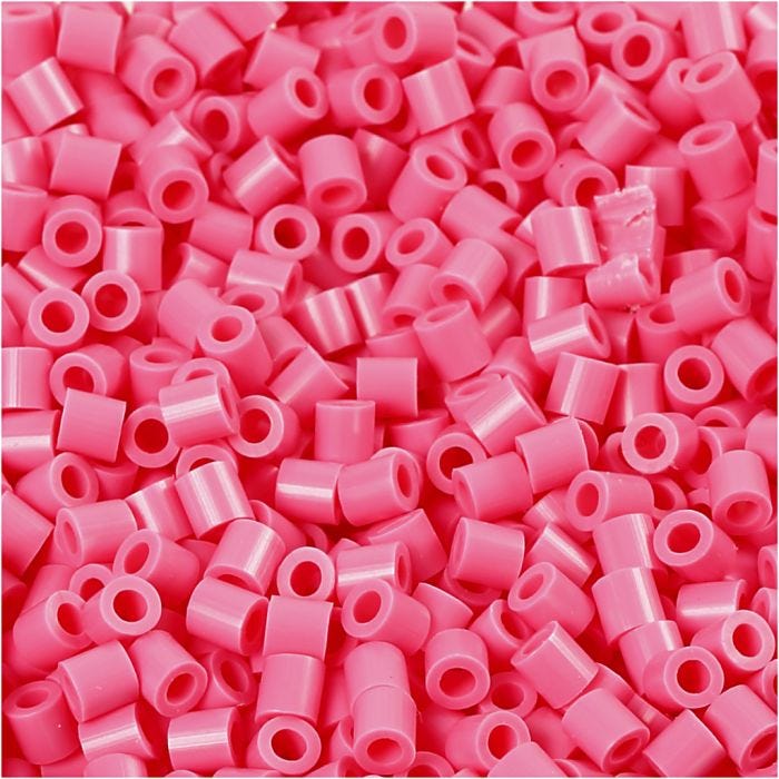 PhotoPearls, str. 5x5 mm, hullstr. 2,5 mm, medium, gml. rosa (25), 6000 stk./ 1 pk.