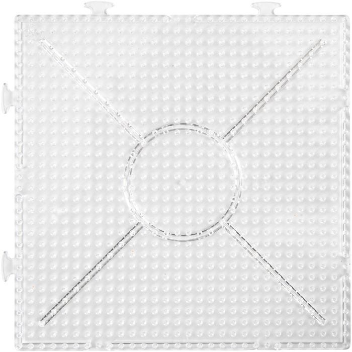 Photo Pearls Perleplate, stor samlekvadrat, str. 15x15 cm, medium, klar, 2 stk./ 1 pk.