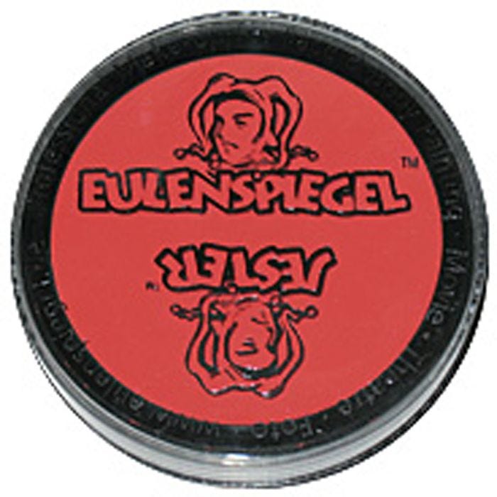 Eulenspiegel Ansiktsmaling, mørk orange, 20 ml/ 1 boks