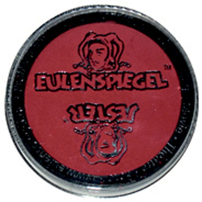 Eulenspiegel Ansiktsmaling, lys rød, 20 ml/ 1 boks