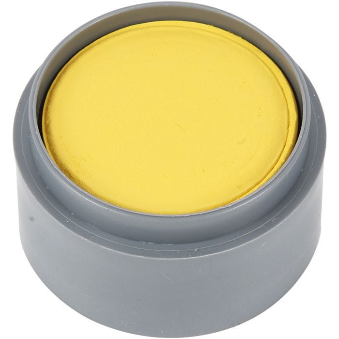 Grimas Ansiktsmaling, gul, 15ml/ 1 boks