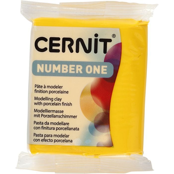 Cernit, gul (700), 56 g/ 1 pk.