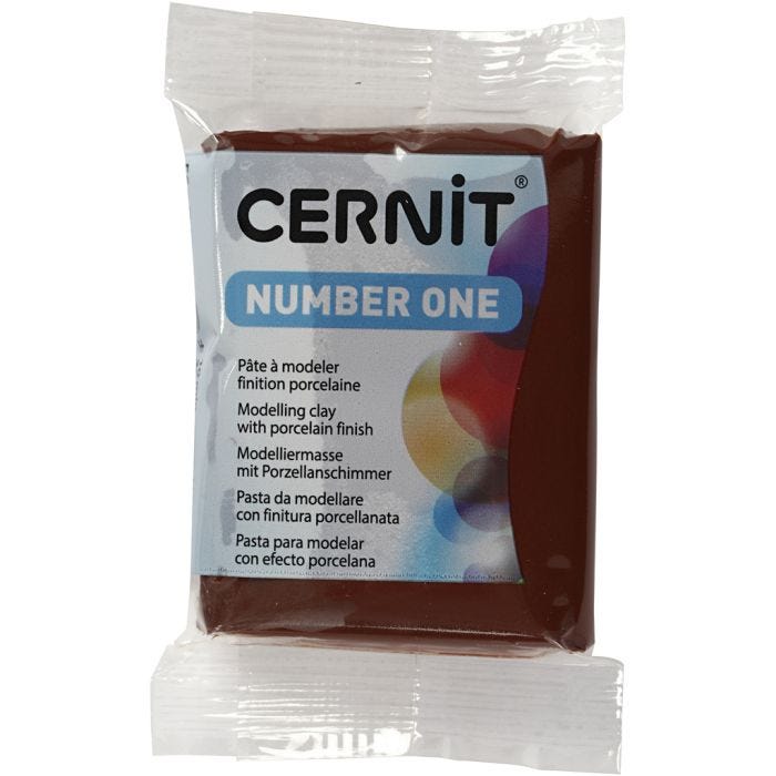 Cernit, brun (800), 56 g/ 1 pk.
