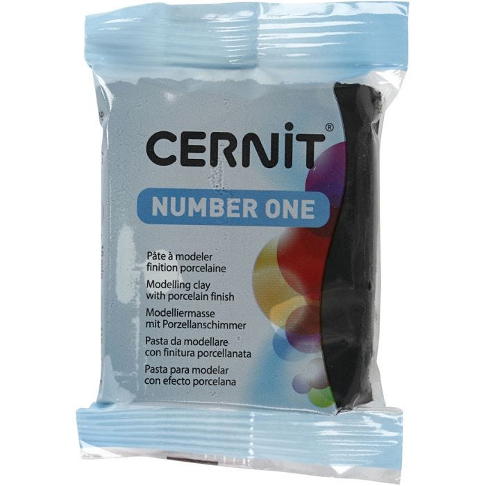 Cernit, svart (100), 56 g/ 1 pk.