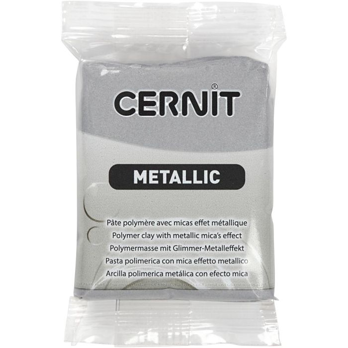 Cernit, sølv (080), 56 g/ 1 pk.