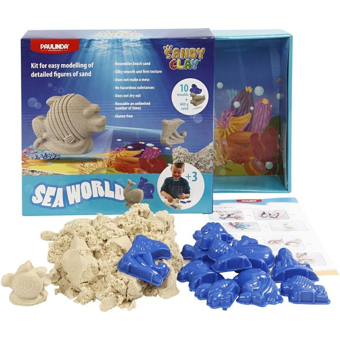 Sandy Clay® , seaworld, natur, 1 sett