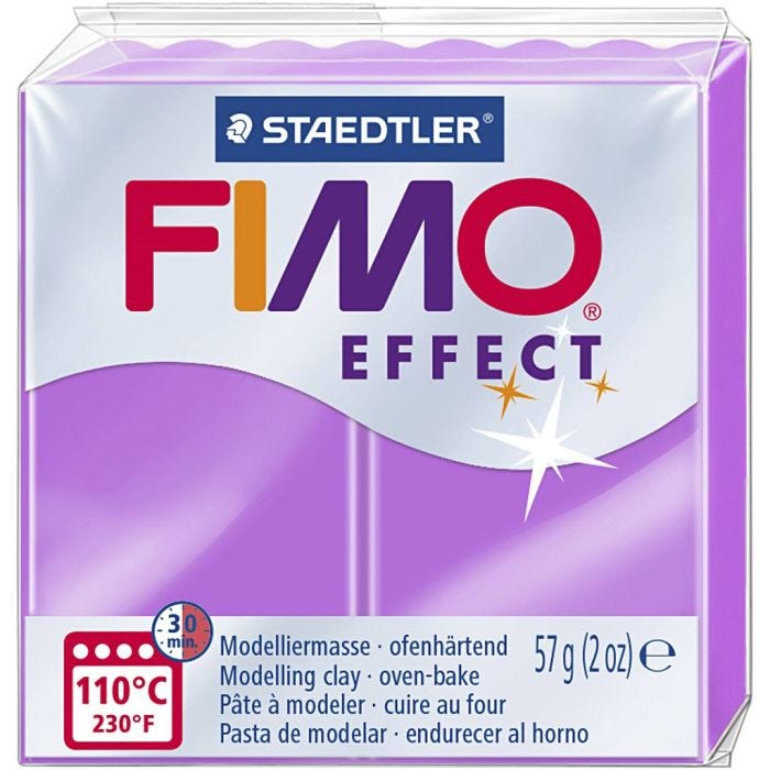 FIMO® Effect , neon lilla, 57 g/ 1 pk.